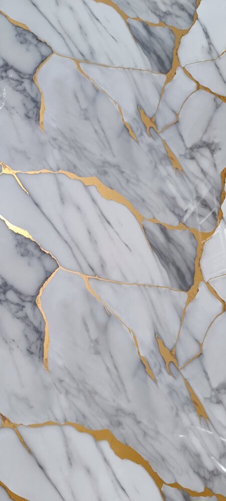 Επένδυση τοίχου Μάρμαρο PVC PS-2856 Marble Gold