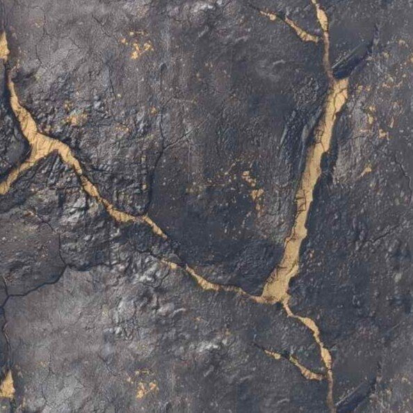 Επένδυση τοίχου Μάρμαρο PVC PS-2862 Volcanic Gold
