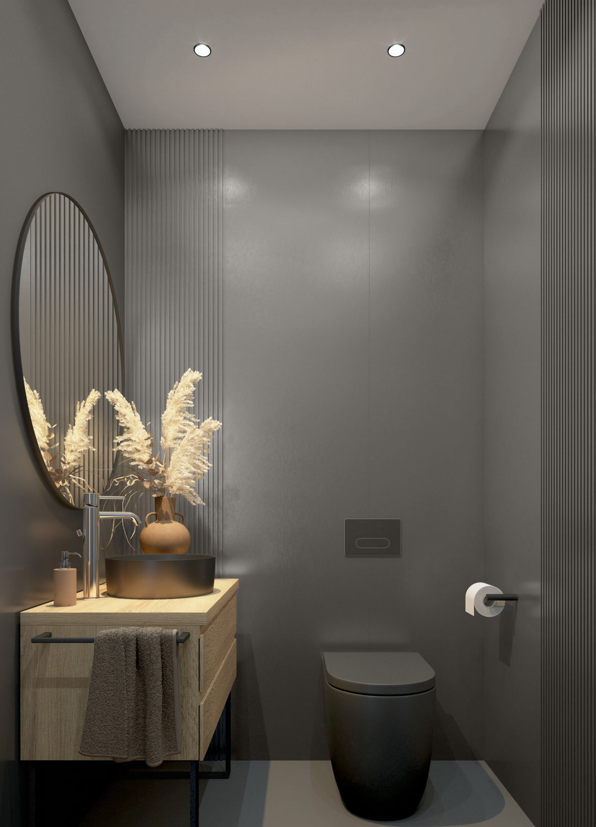 Επένδυση τοίχου Modular Brushed Steel S-Line