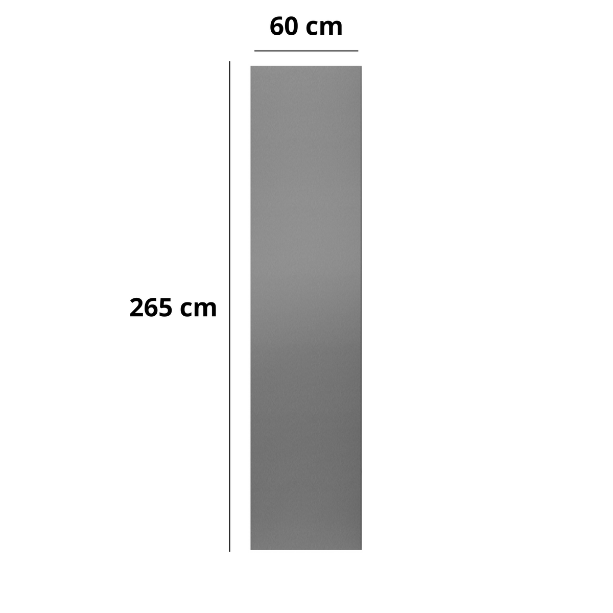 Επένδυση τοίχου Modular Brushed Steel XL