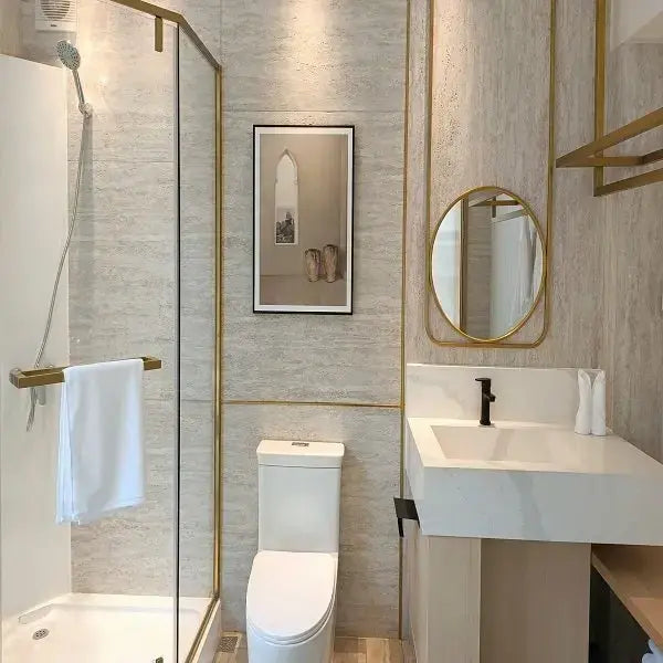 Επένδυση τοίχου Πέτρα 3D Rammed Earth Light Grey