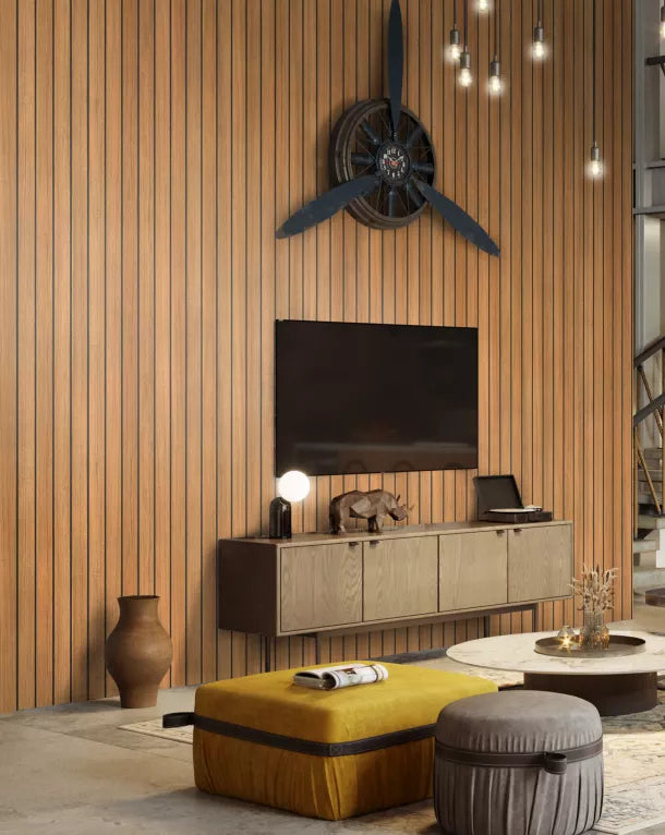 Επένδυση τοίχου Ξύλινα πηχάκια SPC Rocko R122 Yacht Wood