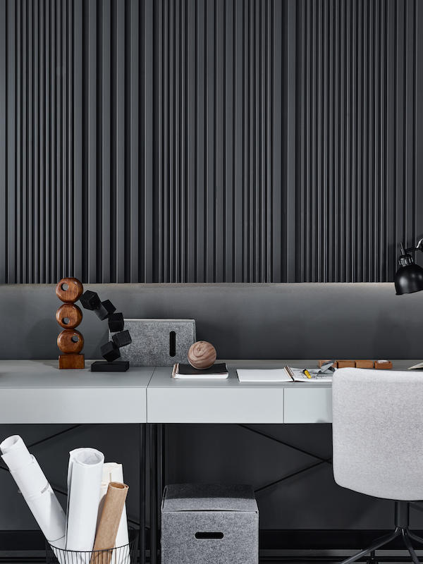 Επένδυση τοίχου 3D Wall Panel Anthracite M-Line